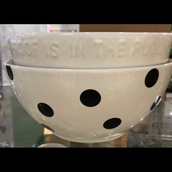 🚨SALE Kate Spade  Deco Dot Mixing Bowls - Picture 5 of 8